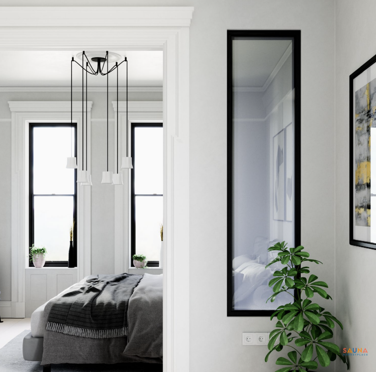 Black Aspen Indoor Sauna Windows By Thermory - Image 5